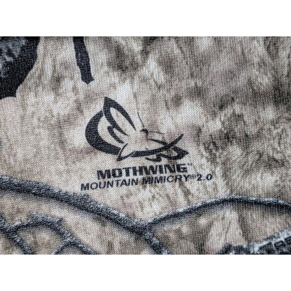 Sitka Mothwing Mountain Mimicry 2.0 Mens Medium Pullover 1/2 Zip Jacket - Picture 9 of 10